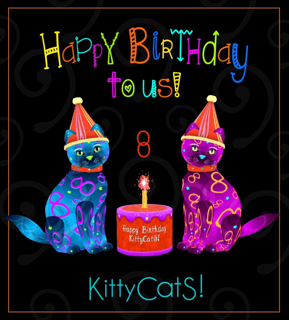 KITTYCATS 8TH BDAY POSTER